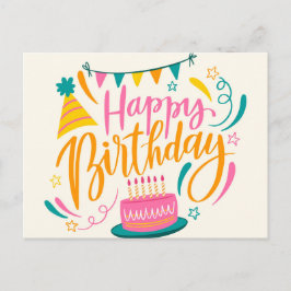 お誕生日おめでとう ポストカード