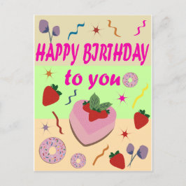 お誕生日おめでとう ポストカード