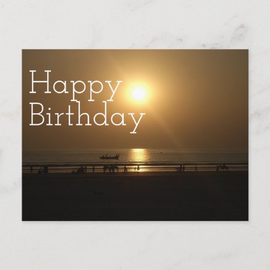 お誕生日おめでとう ポストカード (正面)