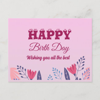 お誕生日おめでとう 😍😍😍 ポストカード