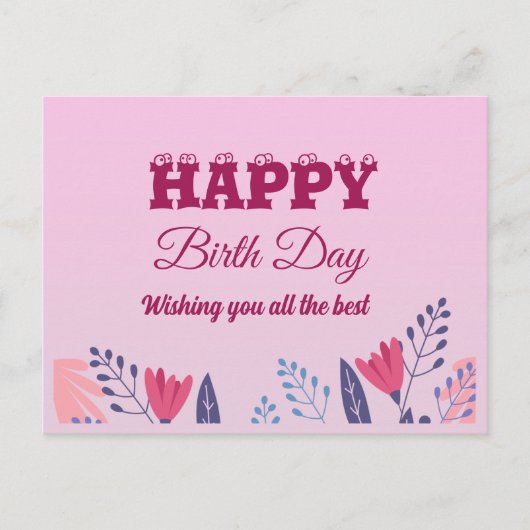 お誕生日おめでとう 😍😍😍 ポストカード (正面)