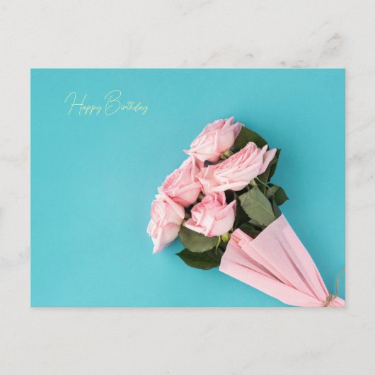 お誕生日おめでとう ポストカード (正面)