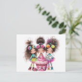 お誕生日おめでとう ポストカード (スタンド正面)