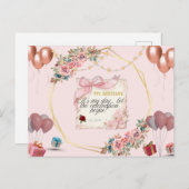 お誕生日おめでとう ポストカード (正面/裏面)