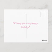 お誕生日おめでとう ポストカード (裏面)