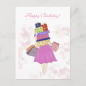 お誕生日おめでとう ポストカード (正面)