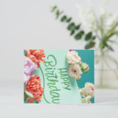 お誕生日おめでとう ポストカード (スタンド正面)