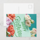 お誕生日おめでとう ポストカード (正面/裏面)