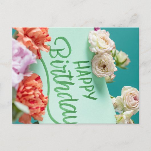 お誕生日おめでとう ポストカード (正面)