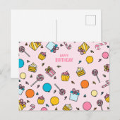 お誕生日おめでとう ポストカード (正面/裏面)