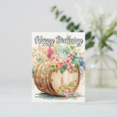 お誕生日おめでとう ポストカード (スタンド正面)