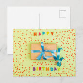 お誕生日おめでとう ポストカード (正面/裏面)