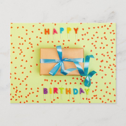 お誕生日おめでとう ポストカード (正面)
