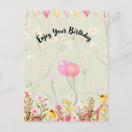 お誕生日おめでとう ポストカード