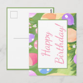 お誕生日おめでとう！ ポストカード (正面/裏面)