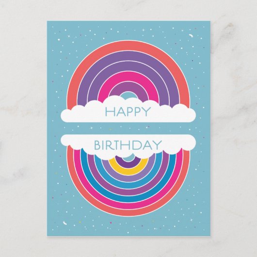 お誕生日おめでとう ポストカード (正面)