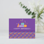 お誕生日おめでとう ポストカード (スタンド正面)