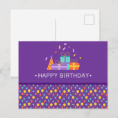 お誕生日おめでとう ポストカード (正面/裏面)