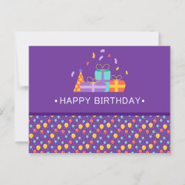 お誕生日おめでとう ポストカード