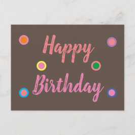 お誕生日おめでとう ポストカード