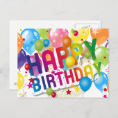 お誕生日おめでとう ポストカード