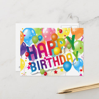 お誕生日おめでとう ポストカード