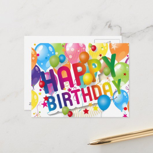 お誕生日おめでとう ポストカード