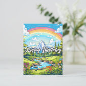 お誕生日おめでとう ポストカード (スタンド正面)