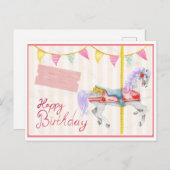 お誕生日おめでとう ポストカード (正面/裏面)