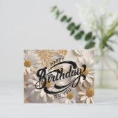 お誕生日おめでとう ポストカード (スタンド正面)