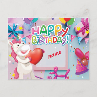 お誕生日おめでとう ポストカード