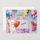 お誕生日おめでとう ポストカード (正面/裏面)