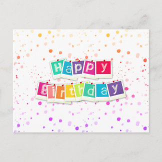 お誕生日おめでとう ポストカード