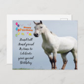 お誕生日おめでとう ポストカード (正面/裏面)