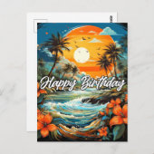 お誕生日おめでとう ポストカード (正面/裏面)