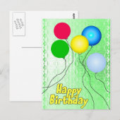 お誕生日おめでとう ポストカード (正面/裏面)