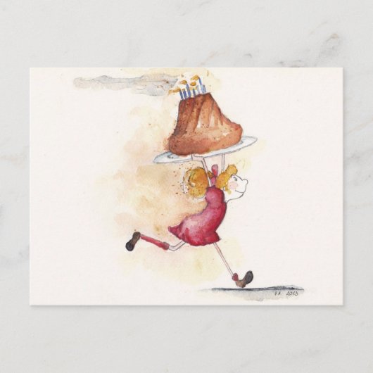 お誕生日おめでとう ポストカード (正面)