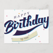 お誕生日おめでとう ポストカード (正面)