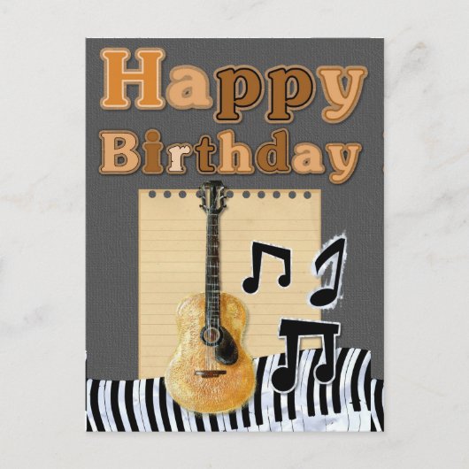 お誕生日おめでとう ポストカード (正面)