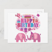 お誕生日おめでとう ポストカード (正面/裏面)