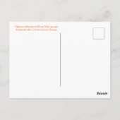 お誕生日おめでとう！ ポストカード (裏面)