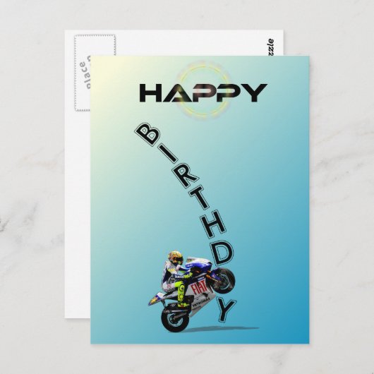 お誕生日おめでとう。 ポストカード (正面/裏面)