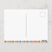 お誕生日おめでとう ポストカード ポストカード (裏面)