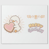 お誕生日おめでとう  ラッピングペーパー (フラット)