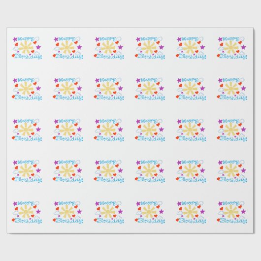 お誕生日おめでとう！ ラッピングペーパー (フラット)