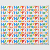 お誕生日おめでとう ラッピングペーパー (フラット)