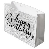 お誕生日おめでとう。 ラージペーパーバッグ (裏面アングル)