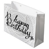 お誕生日おめでとう。 ラージペーパーバッグ (正面アングル)