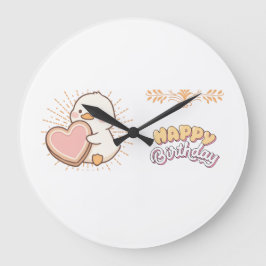 お誕生日おめでとう  ラージ壁時計