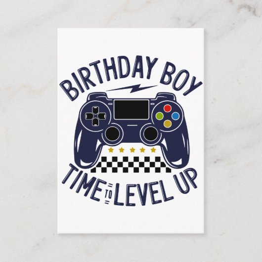 お誕生日おめでとう!レベルアップの時だ エンクロージャーカード (正面)